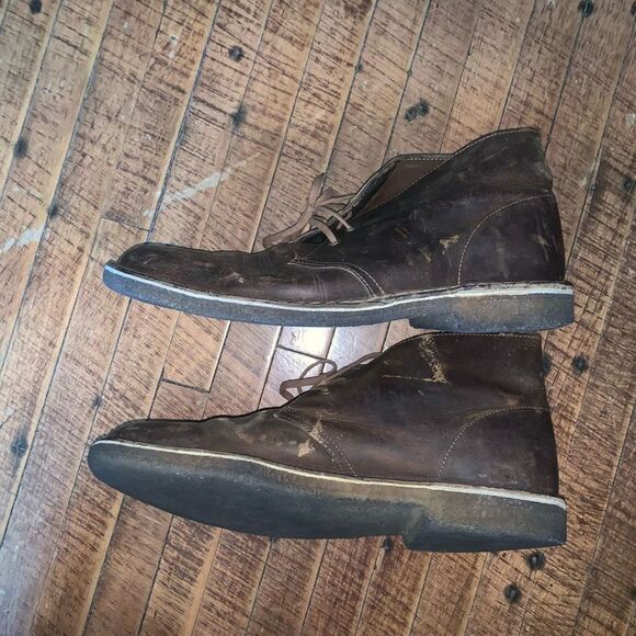 Original Desert boot size 11 rustic leather chukka shoes - Picture 3 of 6